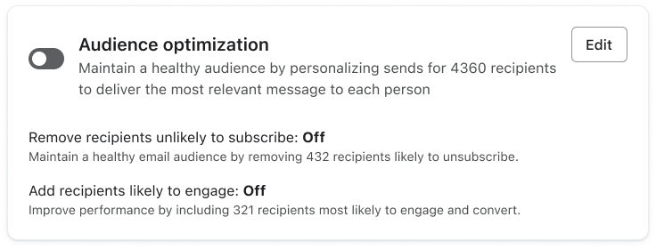 AO option 2: expanded metrics panel